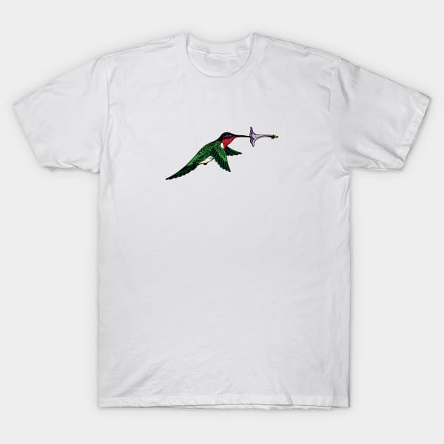 Hummingbird T-Shirt by Wright Art